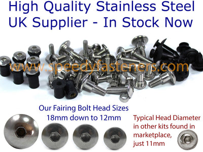 for Suzuki GSX-R1000 2017-2023 Fairing Bolt Stainless Steel Screw Kit Fasteners