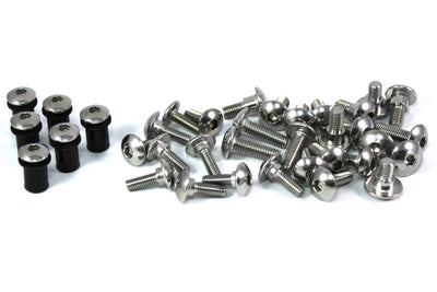 Yamaha FZR 1000 Genesis 1987-88 Stainless Fairing & Screen Bolt Clip Kit FZR1000