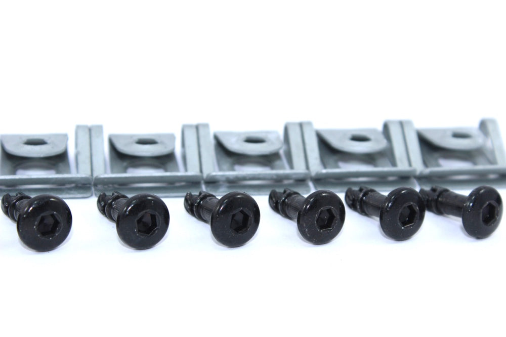 Yamaha R1 2002-2003 Fairing & Screen Bolt Kit Black Aluminium with Dzus Fasteners Option