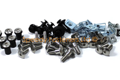 Yamaha R1 2015-2019 Fairing & Screen Bolt Clip Kit Full Stainless Steel YZFR1