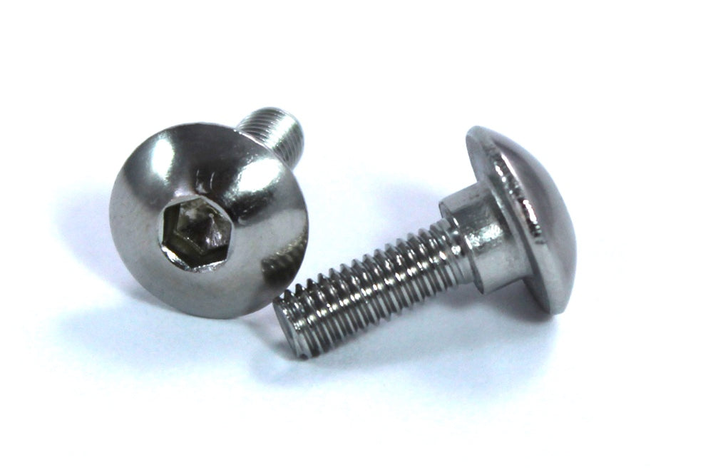 Stainless Steel Fairing Bolts m5 x 16mm (13.5mm diameter head) 3mm Shoulder Allen Key Button Head