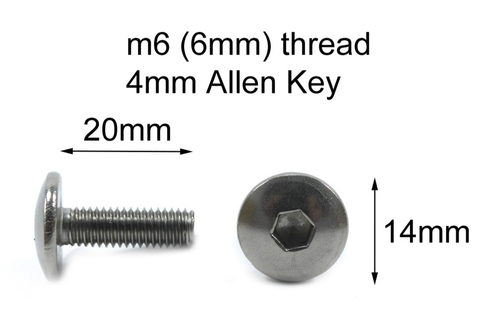 Aprilia RS50 1996-1998 Stainless Steel Fairing Bolts Clips & Screen Wellnut Kit