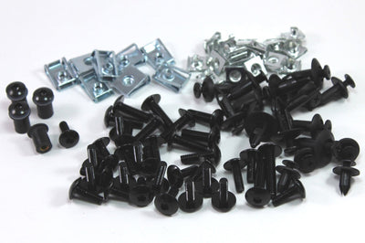 Yamaha RD500LC 1984-1986 Black Aluminium Fairing Screen Bolt Kit RD 500 RZ500