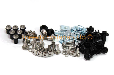 Yamaha R1 1998-2001 Fairing & Screen Bolt Kit Full Stainless Steel YZFR1