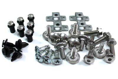 Honda VFR400 NC30 Fairing & Screen Bolts + Dzus Kit Stainless Steel VFR 400