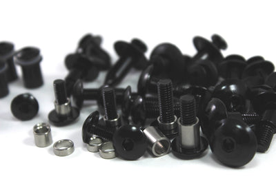 Honda CBR 1000RR Fireblade 2012-2016 Black Aluminium Bolt Clip Kit Fairing & Screen