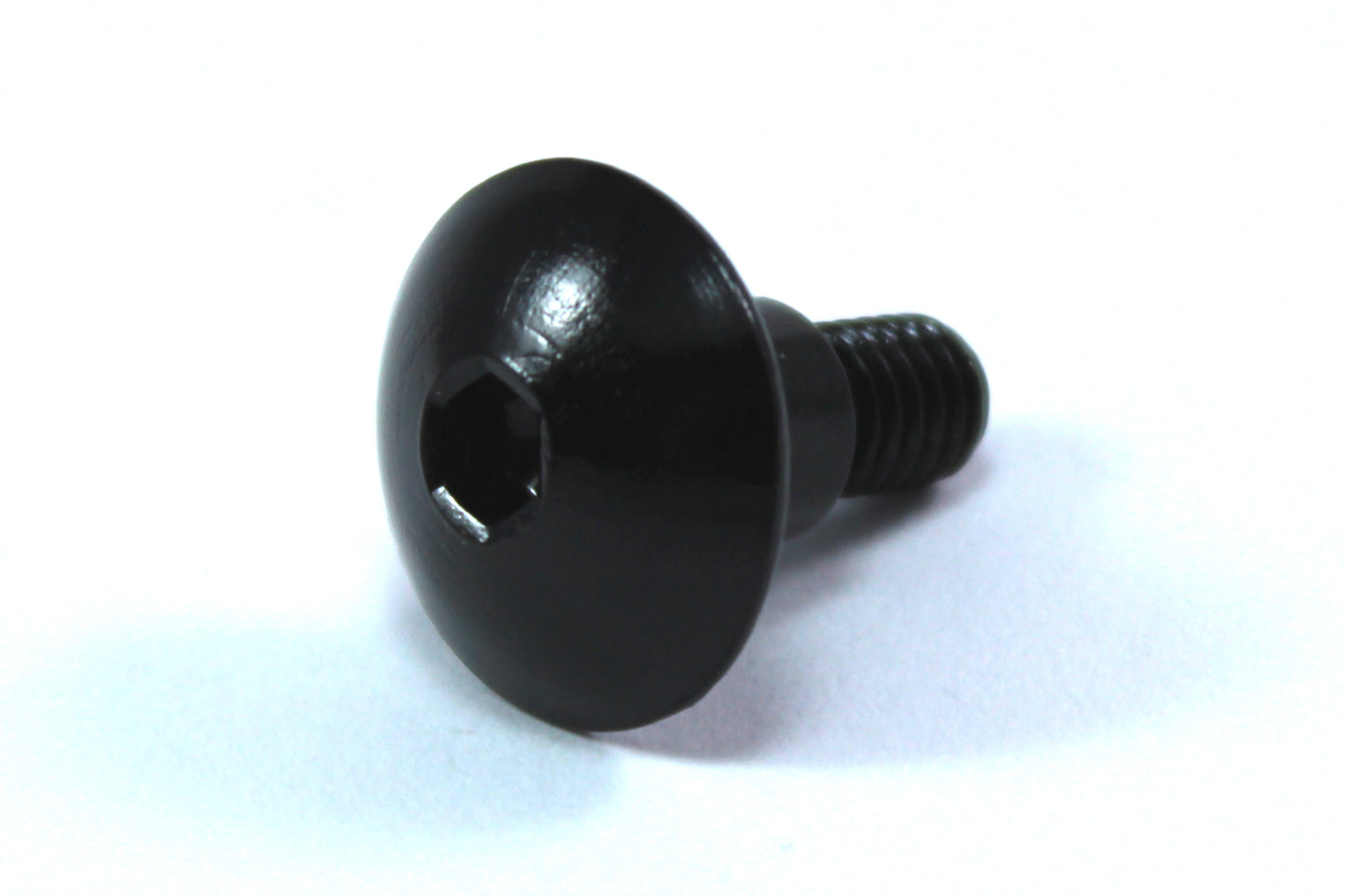 Black Aluminium Fairing Bolt m6 x 20mm (18mm diameter head) 8mm Shoulder Allen Key Button Head