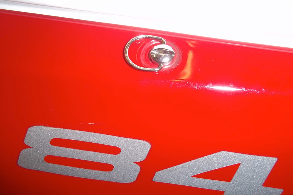 Dzus Fasteners Ducati D-Ring Bail Handle Silver Zinc Panex Studs Small 4mm (No Receptacle)