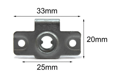 Dzus Fasteners Rivet Clip Receptacle for 6mm Studs