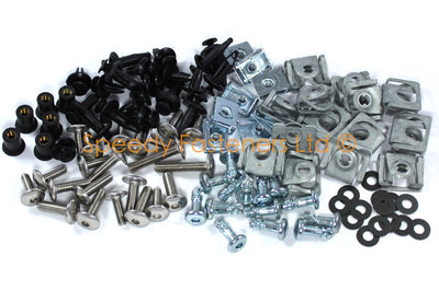 Yamaha R1 1998-2001 Stainless Fairing Bolt Kit + Dzus Fastener Quick Release