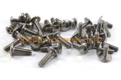 Suzuki GSX-R GSXR 1100 1988-1993 Complete Stainless Fairing & Screen Bolts Kit