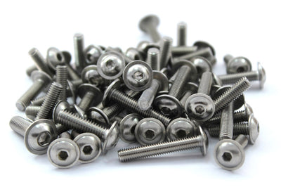 BMW S1000RR 2009-2011 Full Stainless Fairing Allen Screen Flange Bolt & Clip Kit