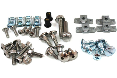 Honda VFR700 1986-87 Stainless Fairing Screen Bolt & Dzus Kit 700F2 RC26