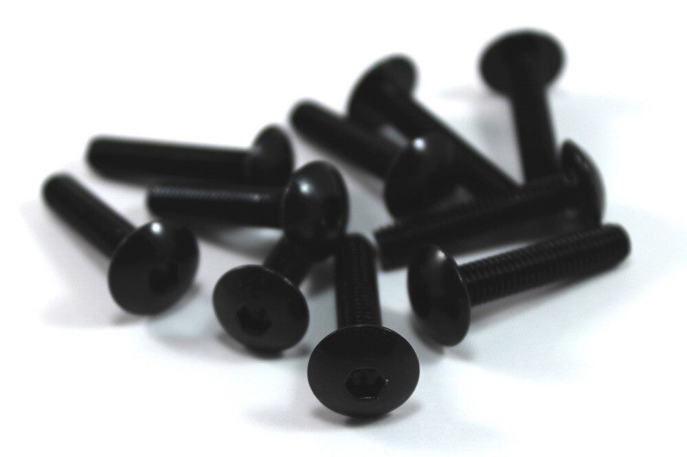Ducati 888 1991-1997 Black Aluminium Fairing Bolt & Screen Bolts Kit Supersport