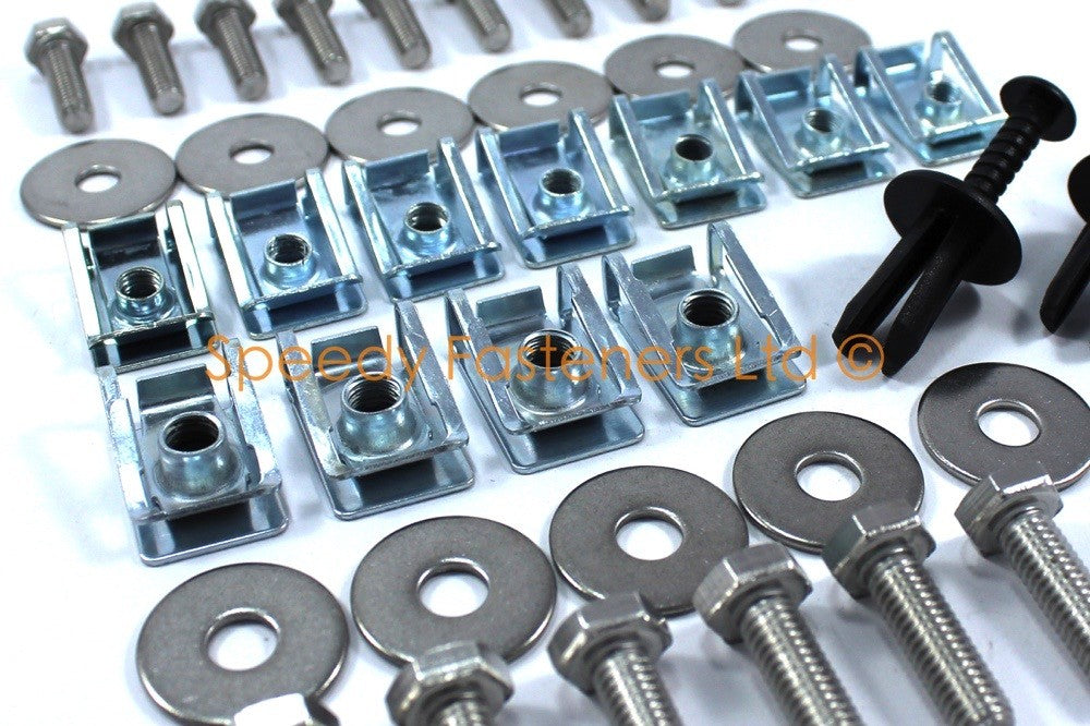 Lotus Elise S3 Complete Stainless Bolt Kit Undertray Clamshells Wheelarch Rad