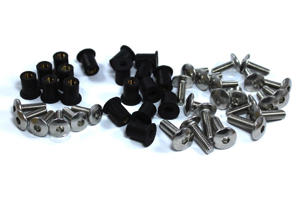 Honda Fireblade CBR 1000 RR 2020+ Stainless Fairing Bolt Screw Clip Kit