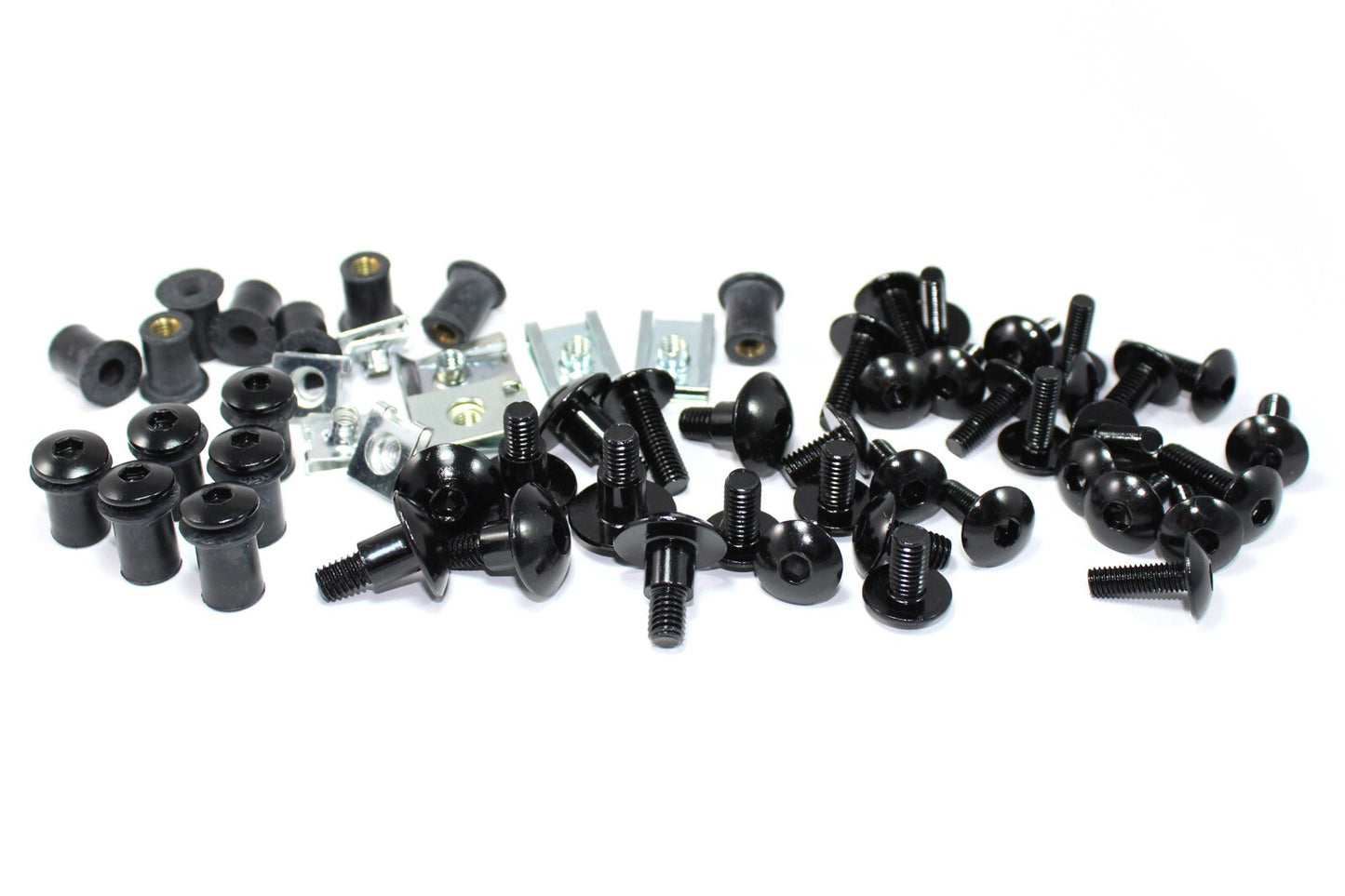 for Triumph Tiger 900 T400 855cc 1993-98 Black Aluminium Fairing Bolts Screw Kit