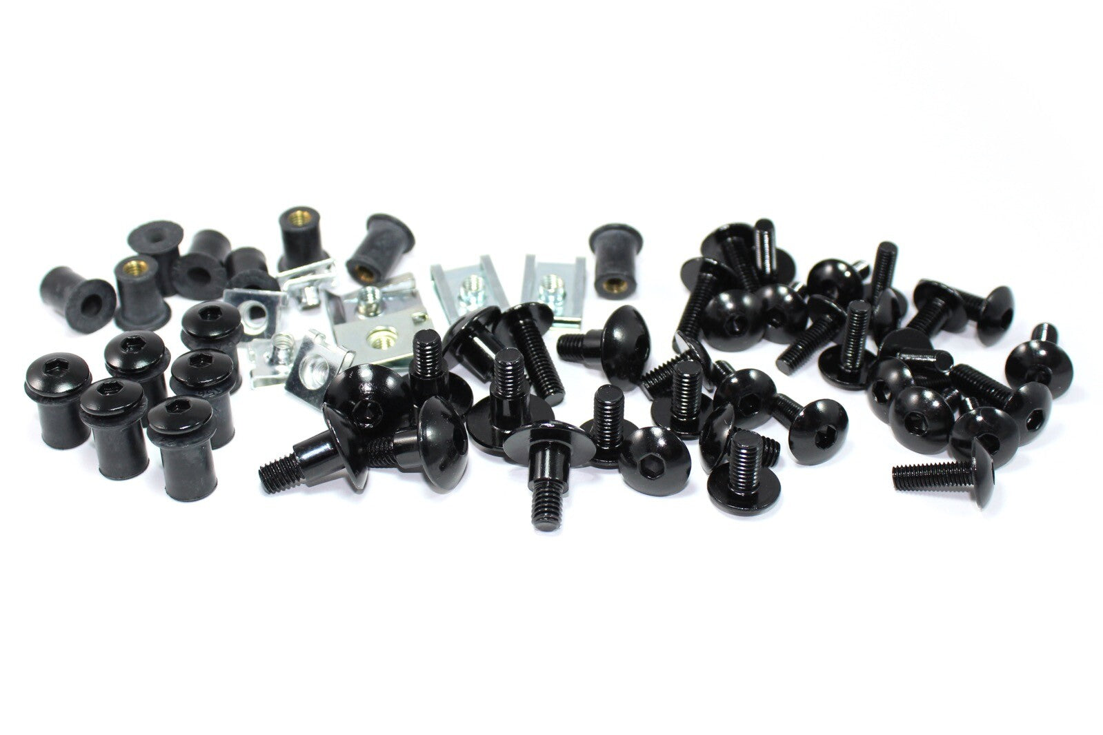 for Triumph Tiger 900 T400 855cc 1993-98 Black Aluminium Fairing Bolts Screw Kit