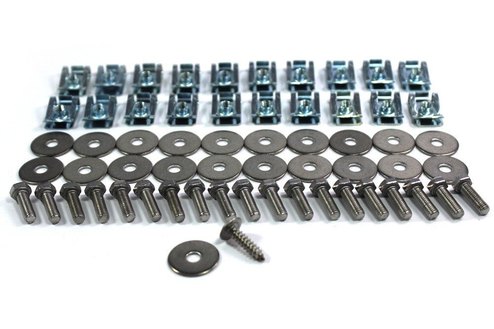 BMW E90 E91 E92 Engine & Gearbox Under Tray Shield 21x Clips & Bolts 3 Series 