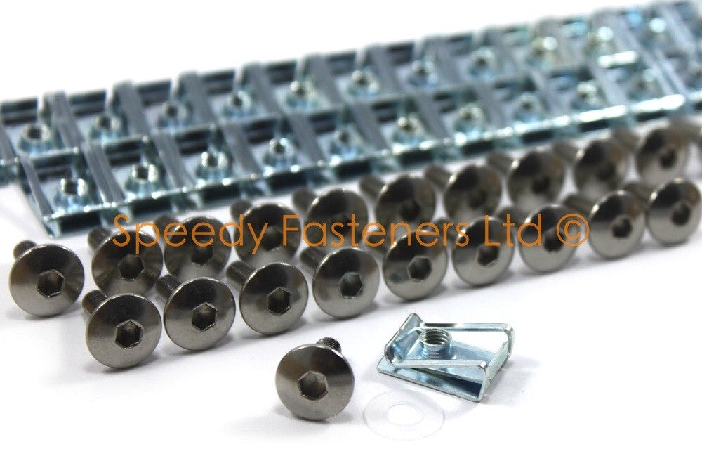 Aprilia RS4 50 2011+ Stainless Steel Fairing Cowl & Screen Bolt Screw Clip Kit