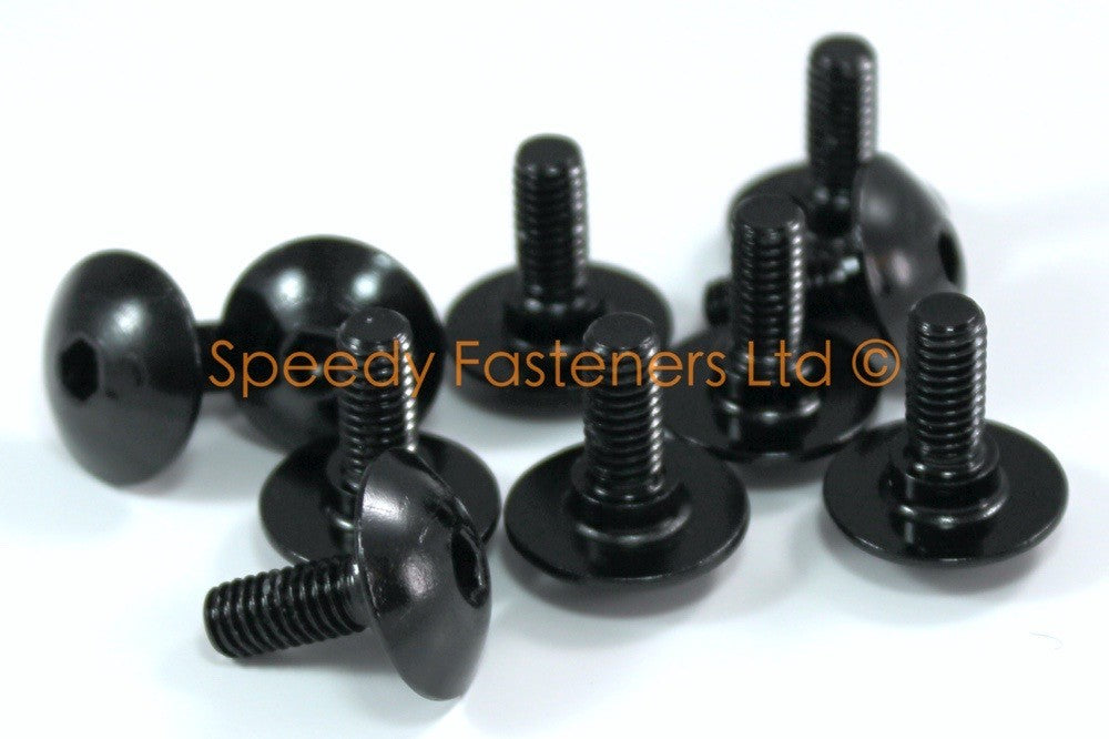Triumph Daytona 675 675R 2013-2016 Fairing & Screen Bolts Kit Black Aluminium