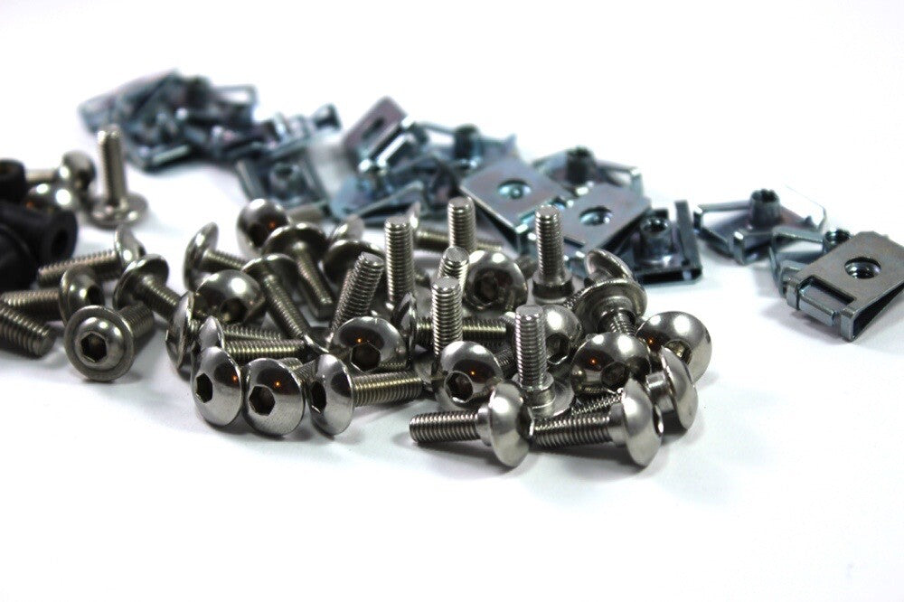 BMW S1000RR 2019+ Gen 4 Full Stainless Fairing Bolt Kit Allen Bolts & Clips