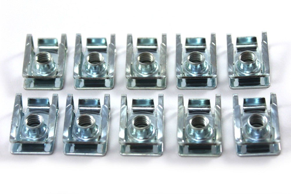 10 x Gas Gas Pro Ossa Trials Airbox Frame Tank Seat Spring Spire U Nut Clips M6