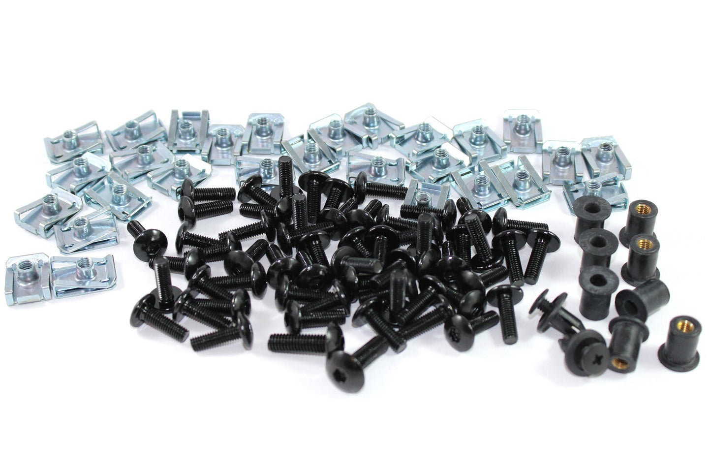 BMW S1000RR Fairing & Screen Black Aluminium Bolts Clips Kit 2009-2011 Gen 1