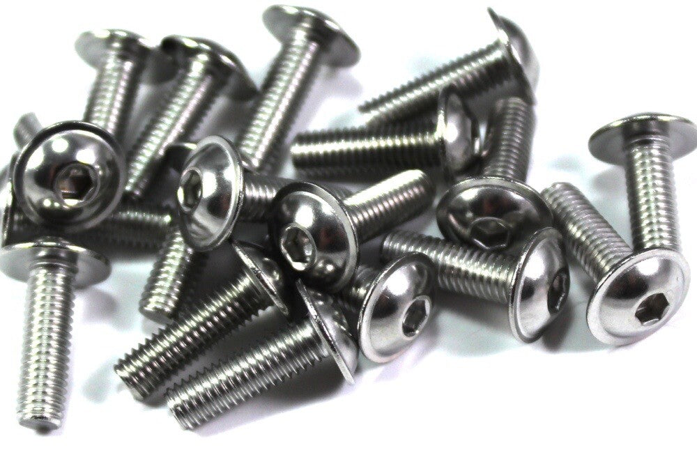 Aprilia Tuono 1000 2006-2010 Stainless Fairing Screen Shoulder Stepped Bolt Kit