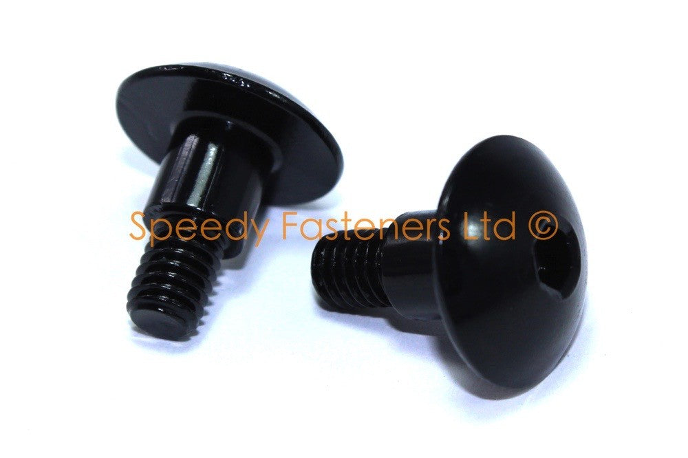 for Suzuki GSXR 750 1988-1991 Black Aluminium Fairing & Screen Bolt Clip Kit