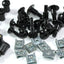 Yamaha Fairing & Screen Bolt Kit Auminium EXUP 1989-1990 Black FZR 1000 FZR1000
