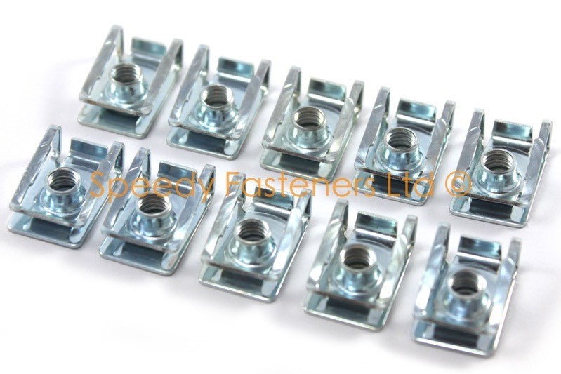 10 x Gas Gas Pro Ossa Trials Airbox Frame Tank Seat Spring Spire U Nut Clips M6