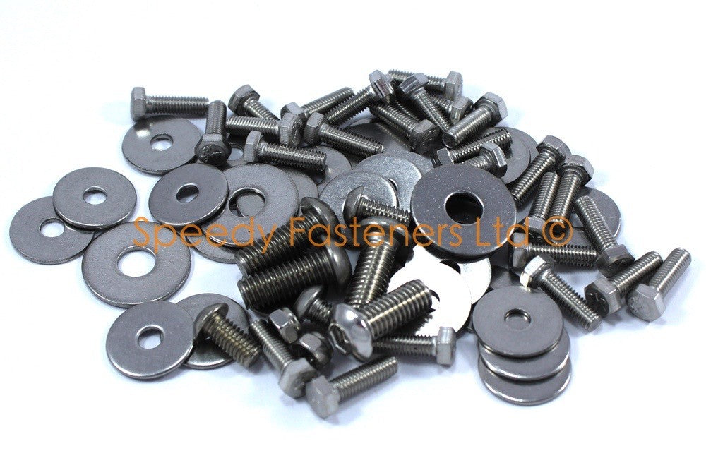 Lotus Elise S3 2011+ Stainless Steel Under Tray & Diffuser Bolts Screws Cip Kit