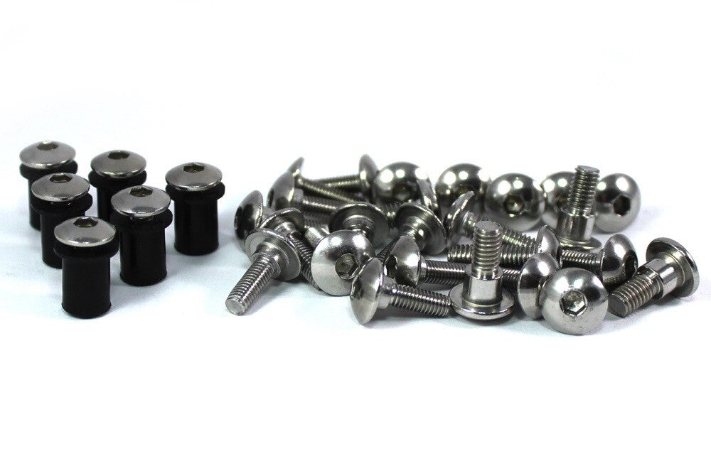 BMW S1000RR 2019+ Gen 4 Full Stainless Fairing Bolt Kit Allen Bolts & Clips