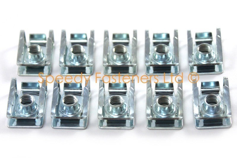 10 x Gas Gas Pro Ossa Trials Airbox Frame Tank Seat Spring Spire U Nut Clips M6