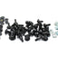 Triumph Trophy 1995-2004 Black Aluminium Fairing & Screen Bolts Clips Bolt Kit