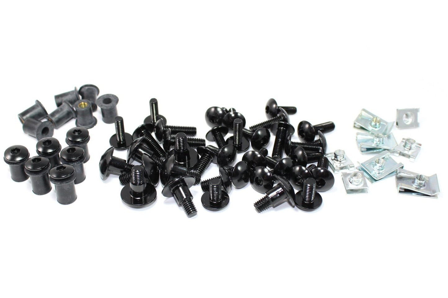 Triumph Trophy 1995-2004 Black Aluminium Fairing & Screen Bolts Clips Bolt Kit