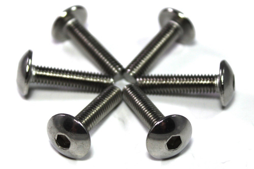 10x Aprilia AP8152117 Fairing Bolts m6 x 25mm Pan Button Head Stainless Screw