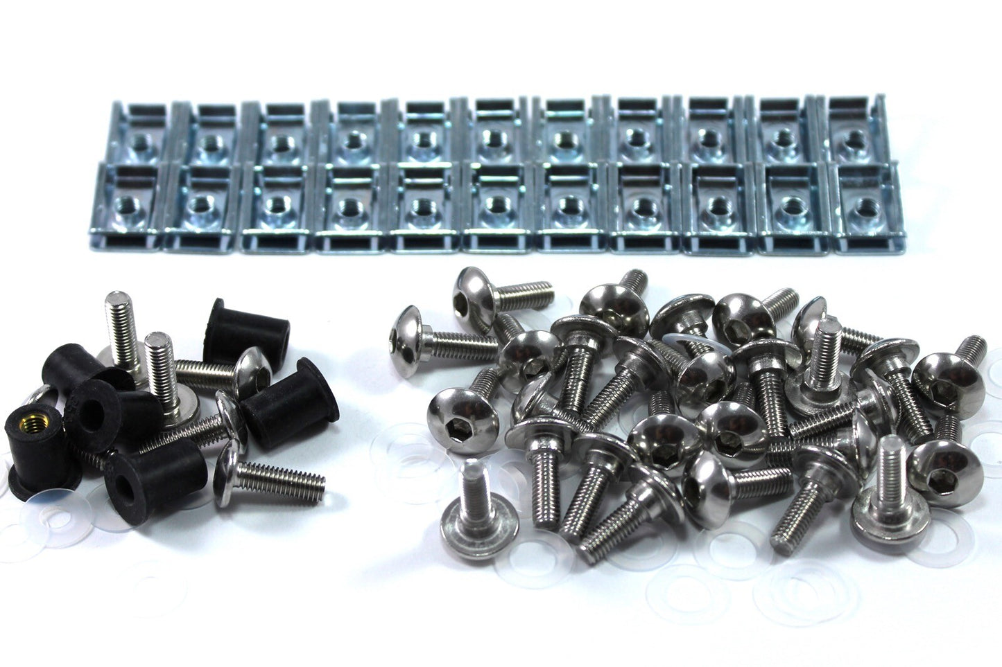 Aprilia Tuono 1000 2006-2010 Stainless Fairing Screen Shoulder Stepped Bolt Kit