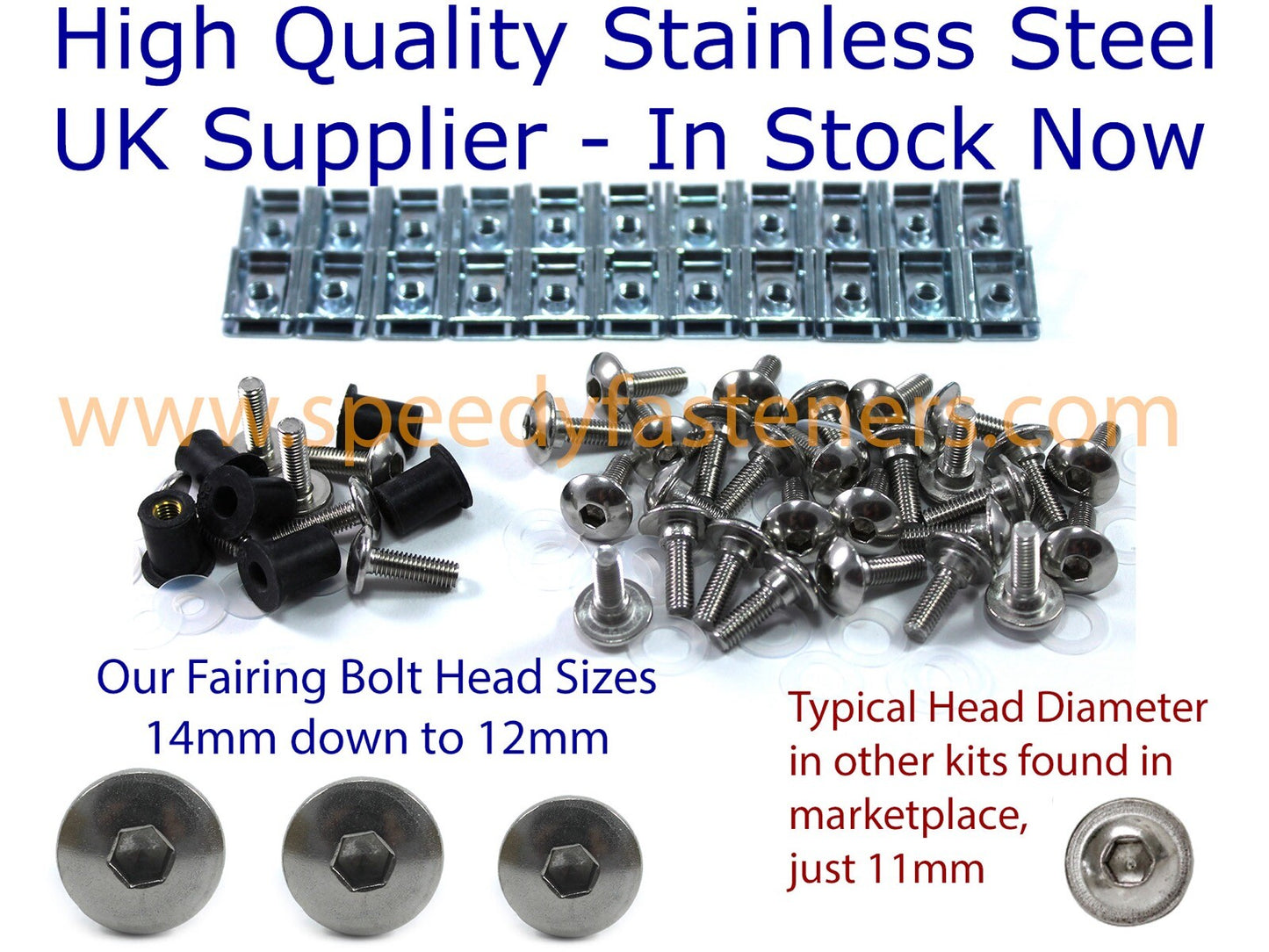 Aprilia RS660 2020 Stainless Fairing Screen Bolt Kit Shoulder Bolts RS 660