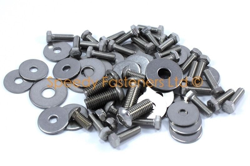Lotus Elise S3 2011+ Stainless Steel Under Tray & Diffuser Bolts Screws Cip Kit