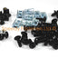 Ducati Panigale V2 Black Aluminium Fairing Bolts Screw Clips Kit 2020 onwards