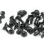 Honda VFR750F 1986-1987 Black Aluminium Fairing Bolt Kit RC24 + Dzus Fasteners