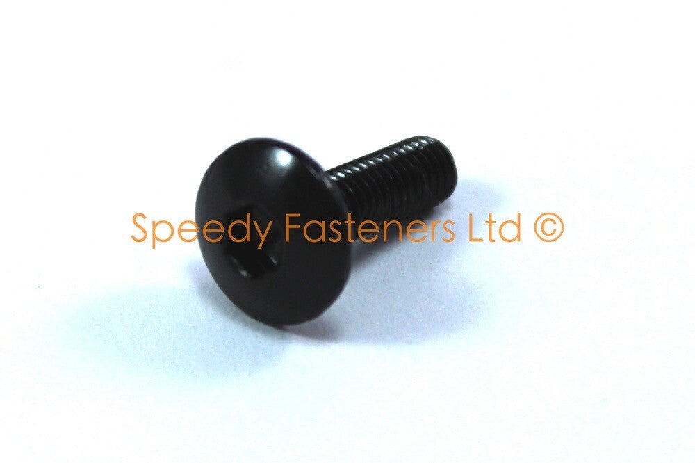 Aprilia RS4 125 2011 - 2015 Black Aluminium Fairing Screen Bolt & Clip Screw Kit