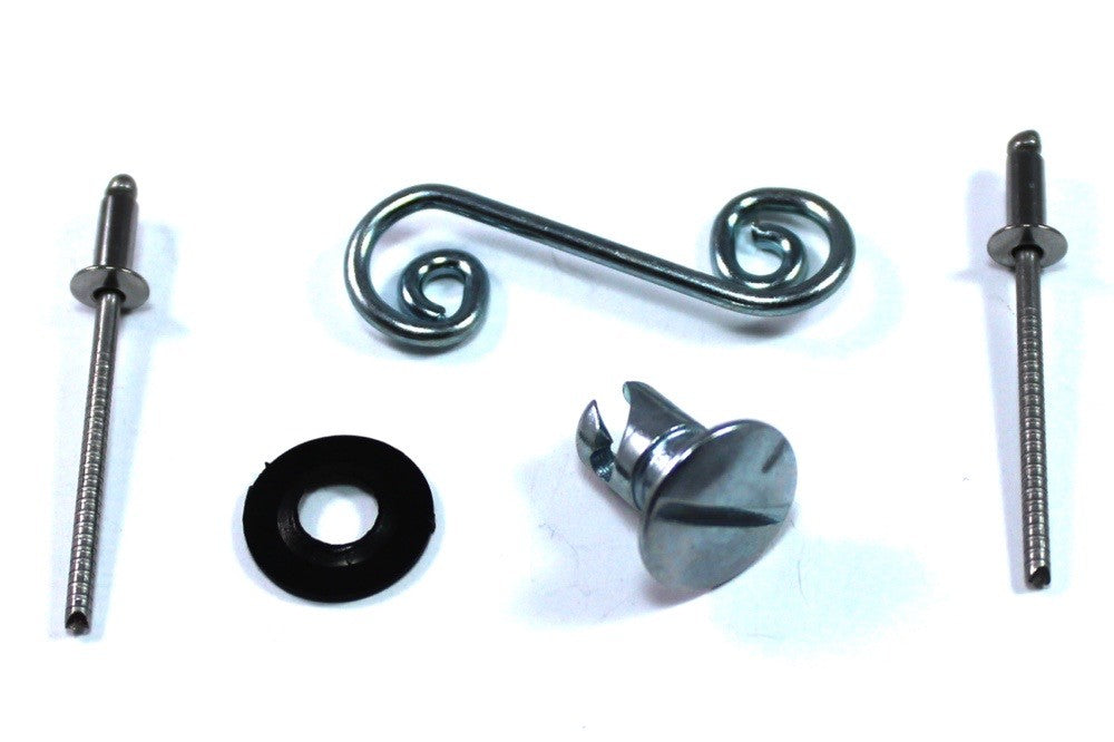 1x Dzus D4 AJ6 Panel Quick Release Fastener Quarter Turn Slotted + Wire