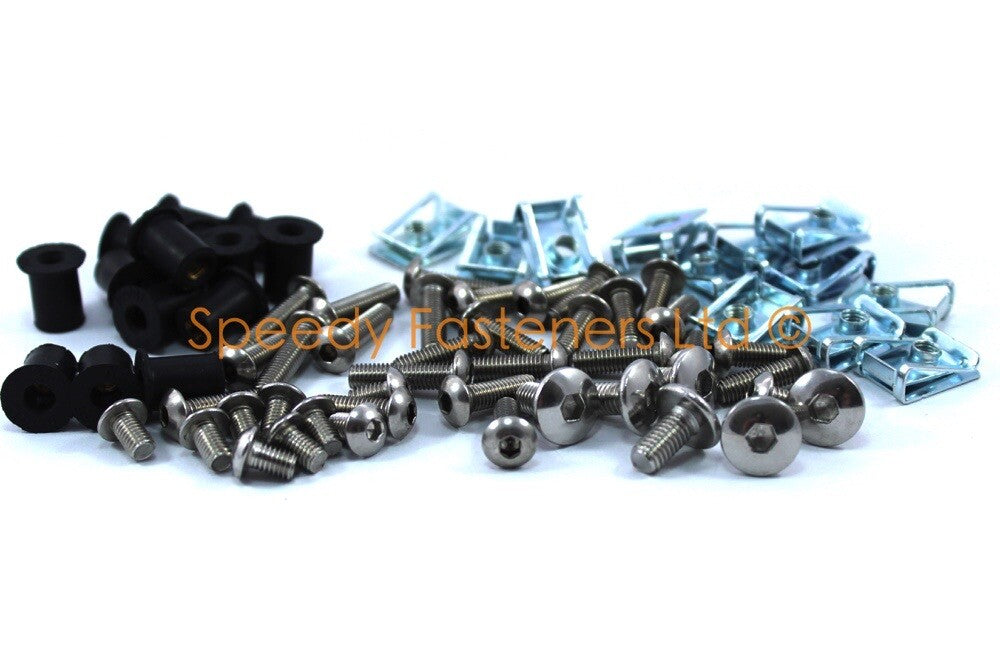 Cagiva Elefant 900 750 Stainless Steel Fairing Fender Screen Bolts & Fixings