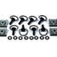 Ducati 749 999 2003-2006 Dzus Fastener & Black Aluminium Fairing Bolt Screw Kit