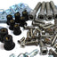 158 Piece Universal Race Track Pack Motorcycle Fairing Frame Bolts Fixings Dzus