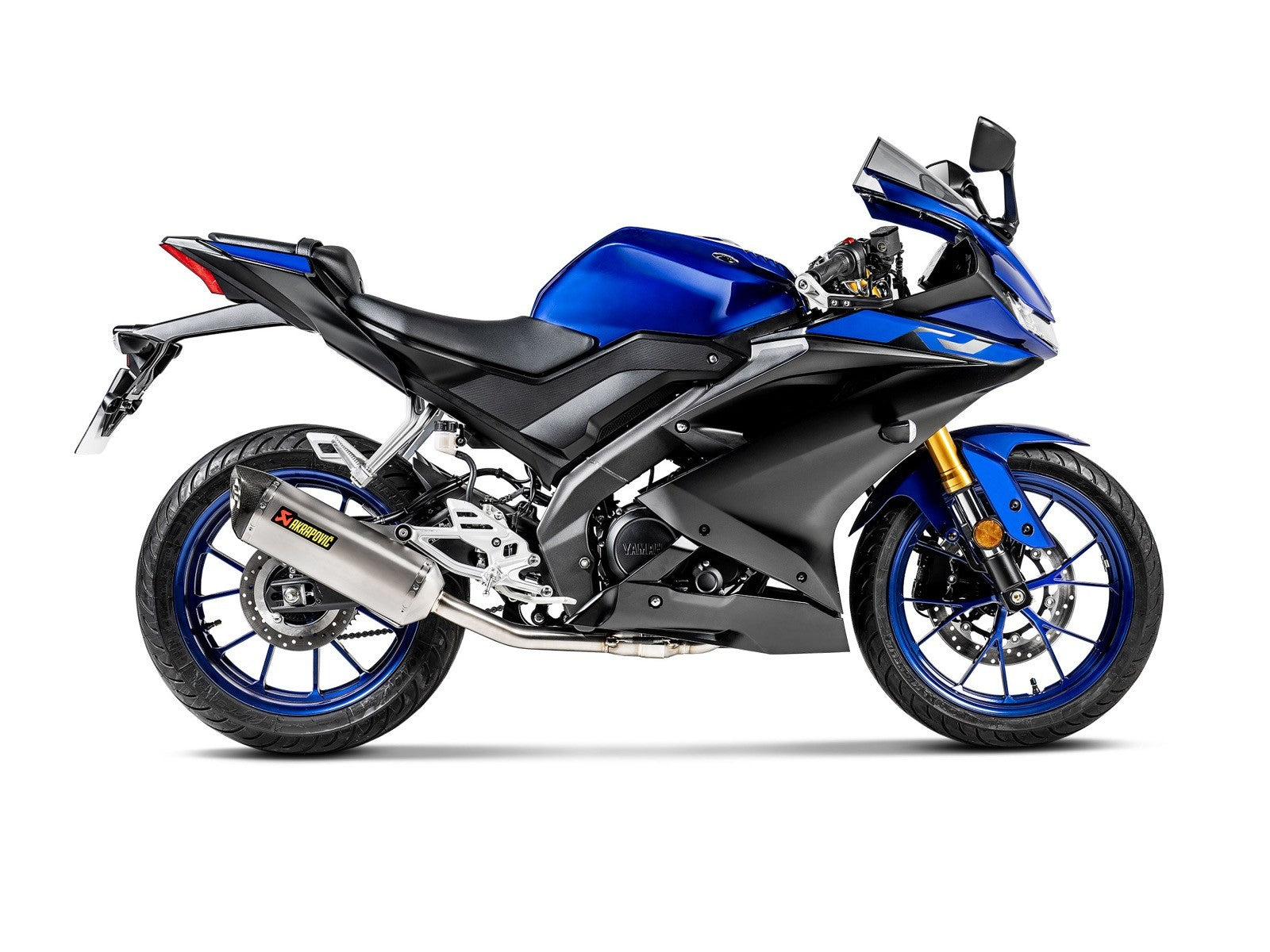 Yamaha R125 Fairing & Screen Bolt Clip Kit Black Anodised Aluminium 2019-2022