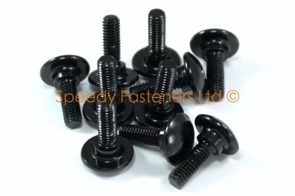 Triumph Trophy 1991-1995 Black Aluminium Fairing Bolts Clips Screw Kit Mk1